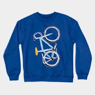 Blue bike Crewneck Sweatshirt